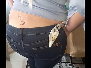 Sexy pantaloon highlights my firm, round ass.